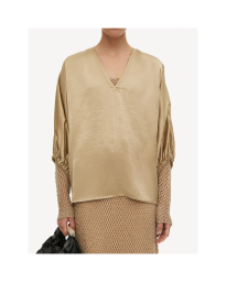 By Malene Birger - PIAMONTES BLUSE BEIGE