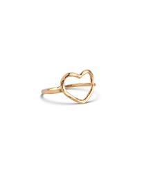 Enamel - ORGANICE HEART RING GULD