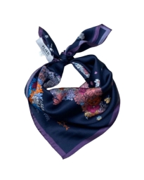 Plisse - AJANTA SCARF NAVY