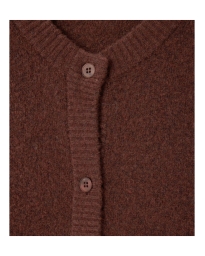 American Vintage - DAMSVILLE CARDIGAN BROWNIE