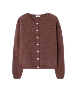 American Vintage - VITOW CARDIGAN CHOCO