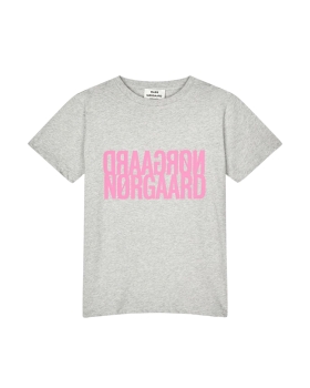 Mads Nørgaard - SINGLE ORGANIC TRENDA P T-SHIRT GRÅ