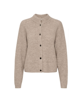 Gestuz - ALPHA STRIKKET CARDIGAN SAND