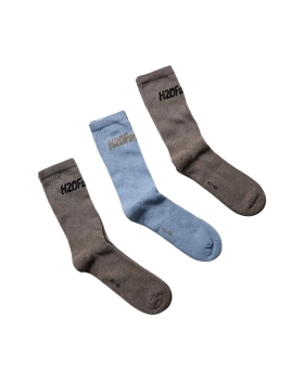 H2O FAGERHOLT - SUCK SOCKS 3 PACK BRUN/BLÅ