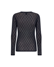 HYPEtheDETAIL - MESH BLUSE NAVY 