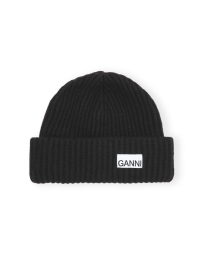 Ganni - OVERSIZED WOOL RIB KNIT HUE SORT