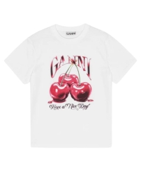 Ganni - CHERRY T-SHIRT