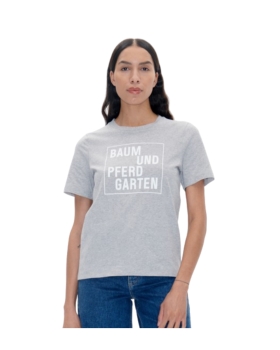 Baum und Pferdgarten - JAWO T-SHIRT GRÅ