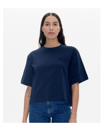 Baum und Pferdgarten - JIAN T-SHIRT NAVY