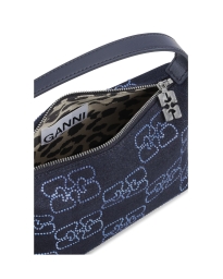 Ganni - BUTTERFLY SMALL POUCH DENIM