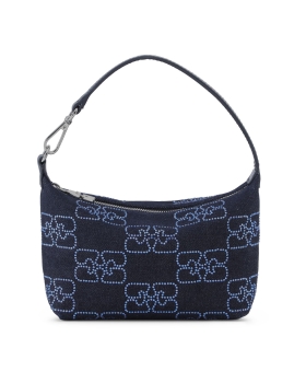 Ganni - BUTTERFLY SMALL POUCH DENIM