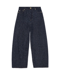 Ganni - RINSE DARK BLUE FLUFFY JEANS