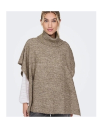 Only - LOVISA PONCHO BRUN