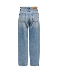 Only - GIANNA MID WAIST BALLOON FIT JEANS BLÅ