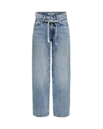 Only - GIANNA MID WAIST BALLOON FIT JEANS BLÅ