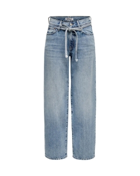 Only - GIANNA MID WAIST BALLOON FIT JEANS BLÅ