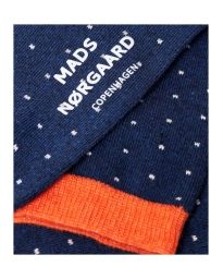 Mads Nørgaard - SOCK PAIR ANA MIX - 2 PACK SORT/BLÅ