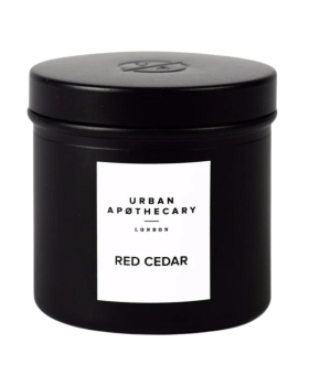 Urban Apothecary - LUXURY IRON TRAVEL CANDLE RED CEDAR