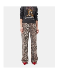 Ganni - PRINTED IZEY JEANS LEOPARD