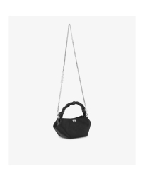 Ganni - SATIN MINI BOU BAG BLACK