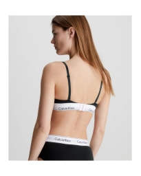 Calvin Klein Undertøj DK - TRIANGLE BRA MODERN COTTON SORT