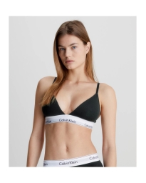 Calvin Klein Undertøj DK - TRIANGLE BRA MODERN COTTON SORT