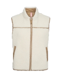 Mos Mosh - ROWE TEDDY VEST ECRU