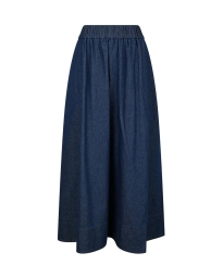 Neo Noir - YARA DENIM LONG SKIRT MØRKEBLÅ