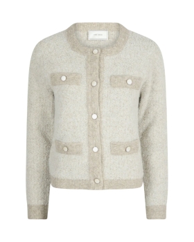 Neo Noir - VIVIA KNIT CARDIGAN BEIGE