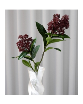 Bloom Objects - KUNSTIG SKIMMIA BERRY RØD