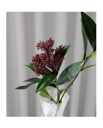 Bloom Objects - KUNSTIG SKIMMIA BERRY RØD