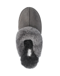 Rosemunde - SYDNEY SHEARLING REVERSED SLIPPERS EIFFEL TOWER