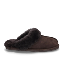 Rosemunde - SYDNEY SHEARLING REVERSED SLIPPERS COFFEE BROWN