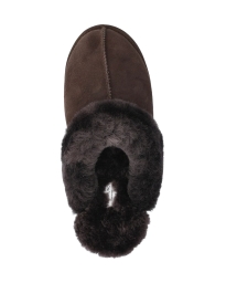 Rosemunde - SYDNEY SHEARLING REVERSED SLIPPERS COFFEE BROWN