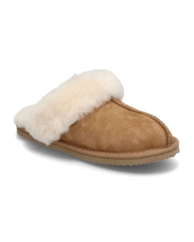 Rosemunde - 0243 SYDNEY SHEARLING REVERSED SLIPPERS ALMOND