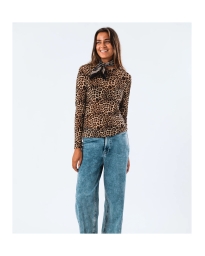 Lollys Laundry - IrieLL Blouse LS - Leopard Print