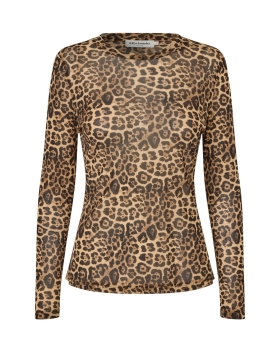 Lollys Laundry - IrieLL Blouse LS - Leopard Print