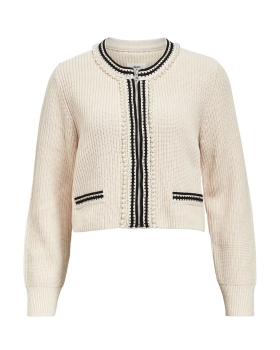 Object - PERLA STRIKKET CARDIGAN SAND