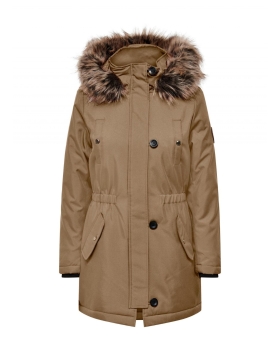 Only - IRIS LANG PARKA TIGERS EYE