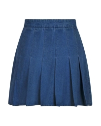 Neo Noir - LAURINA DENIM SKIRT BLÅ