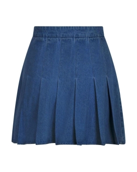 Neo Noir - LAURINA DENIM SKIRT BLÅ