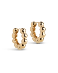 Enamel - BALL CHUNKY HOOPS FORGYLDT