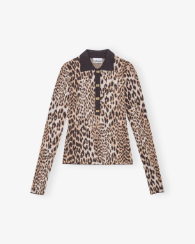 Ganni - STRIKKET LEO BLUSE