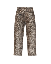 Ganni - LEOPARD FOILE JEANS