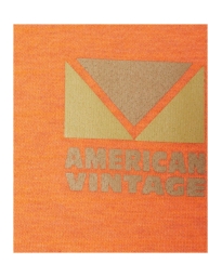 American Vintage - DOVEN SWEATSHIRT ORANGE