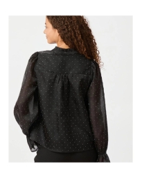 Neo Noir - AMARA BEDAZZLED BLOUSE SORT