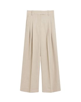 By Malene Birger - CYMBARIA PANTS BEIGE MELANGE