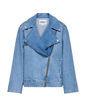 Only - JOHANNA BIKER DENIMJAKKE