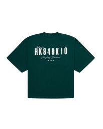 Woodbird - JUNO 8410 T-SHIRT MØRKEGRØN