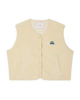 American Vintage - HOKTOWN VEST ECRU